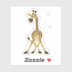 Sticker Giraffe de la Parade Animale