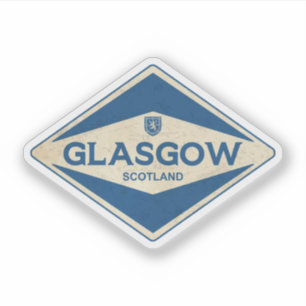 Sticker Glasgow Scotland Vintage