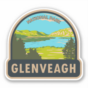 Sticker Glenveagh National Park Irlande Lough Veagh Travel