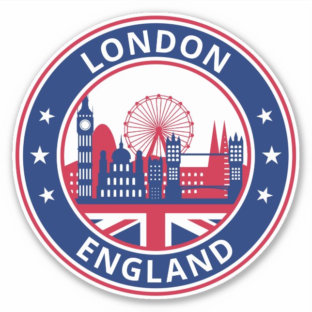 Sticker Global Traveler - Londres, Angleterre (Edit) Stick (Devant)