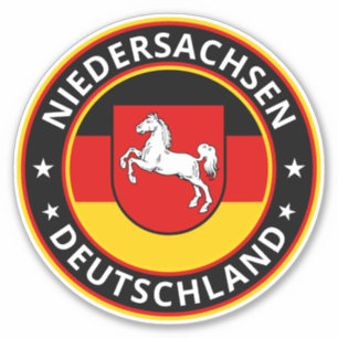 Sticker Global Traveler - Niedersachsen Deutschland (Modif