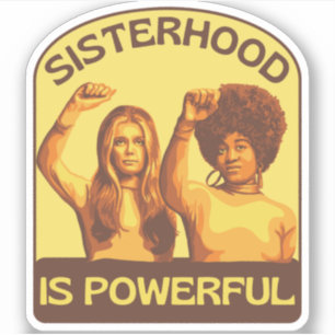 Sticker Gloria Steinem et Angela Davis Portrait