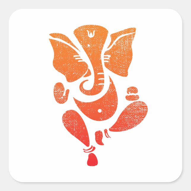 Sticker glorieux Lord Ganesha (Devant)