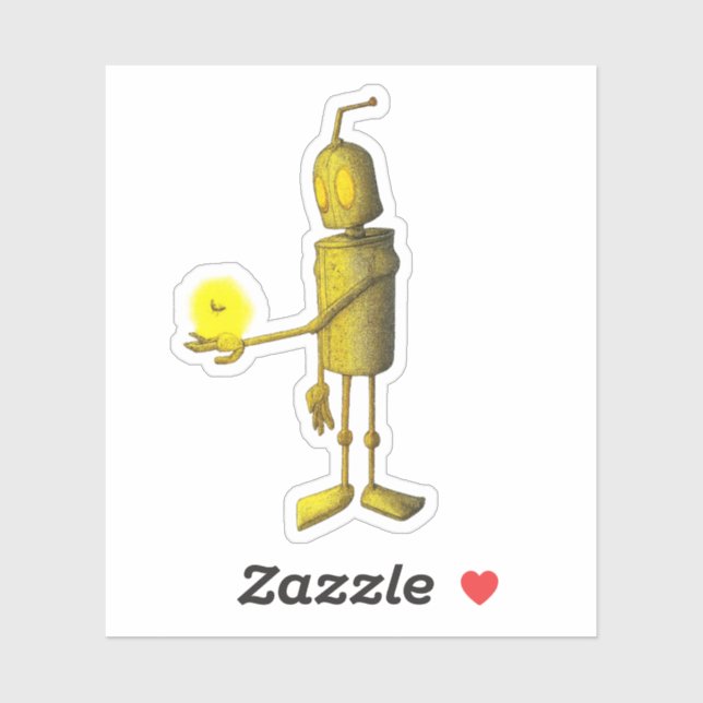 Sticker Glowbot  (Feuille)