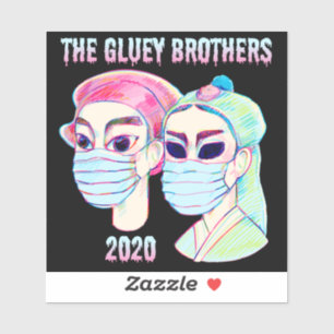 Sticker Gluey Brothers 2020