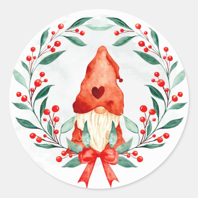 Sticker Gnome de Noël (Devant)