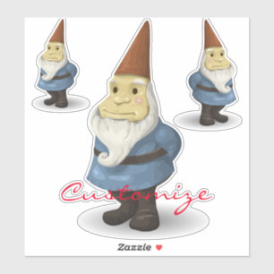 Sticker Gnome de vacances d'hiver Thunder_Cove