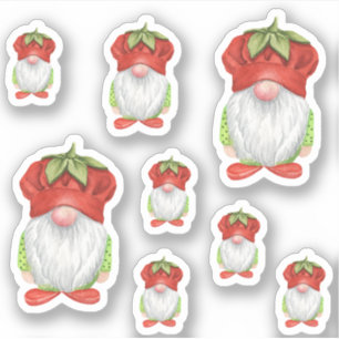 Sticker Gnome fraise