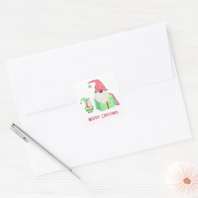 Sticker Gnome Holiday (Enveloppe)