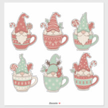 Gnomes de Noël Cozy dans des Tasses: Fêtes Esthéti