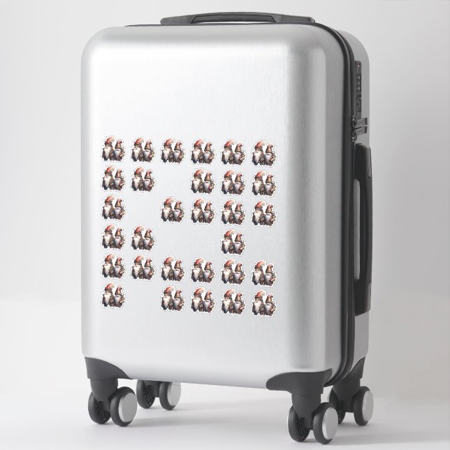 Sticker Gnomes Red Steampunk (Sur valise)