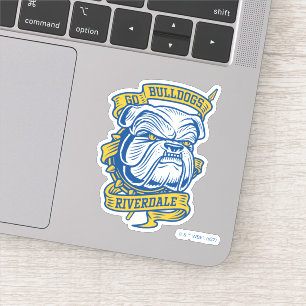 Sticker Go Bulldogs - Riverdale Mascot Banner