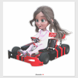 Sticker Go-Kart