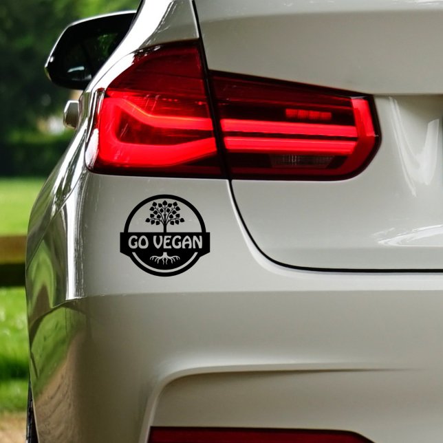 Sticker Go Vegan, (Créateur téléchargé)