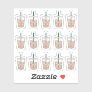Sticker Gobelets Doodle Café Glacé Planificateur Bujo Amou