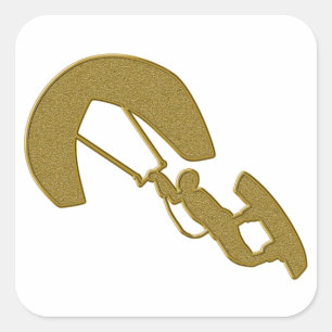 Sticker Gold Kitesurfing