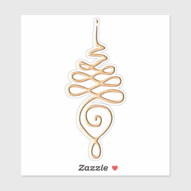 Sticker Gold Unalome  (Feuille)