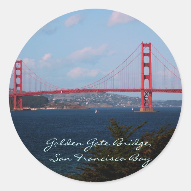 Sticker Golden Gate Bridge (Devant)
