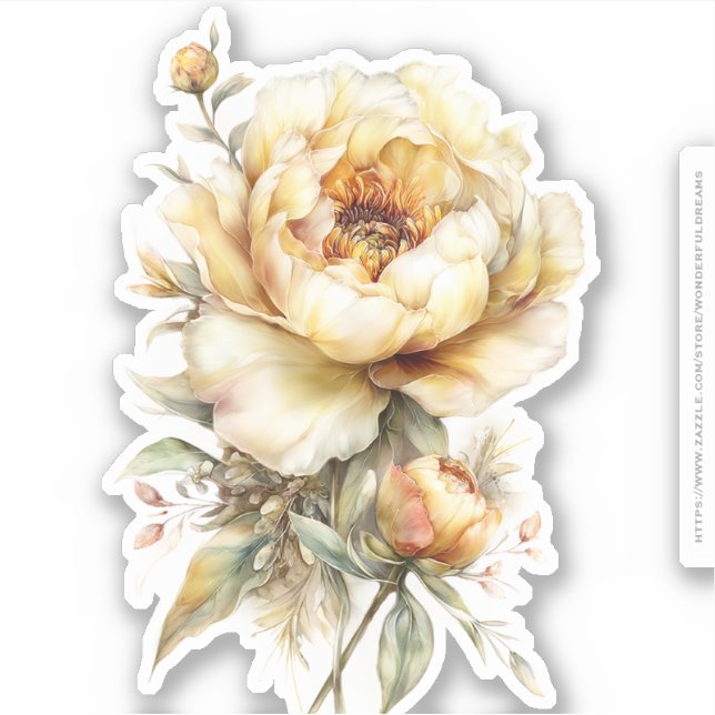 Sticker Golden Honey Fairy World – 04 Carrying Flowers (Devant)