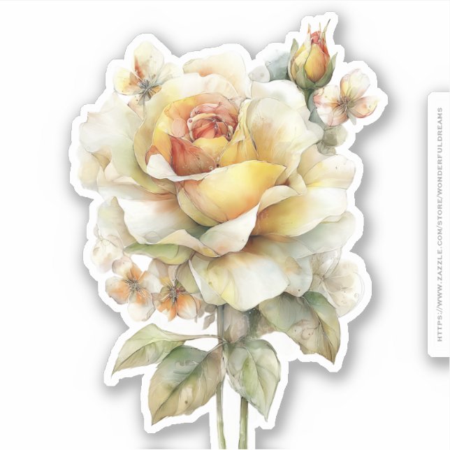 Sticker Golden Honey Fairy World – 04 Carrying Flowers Sti (Devant)