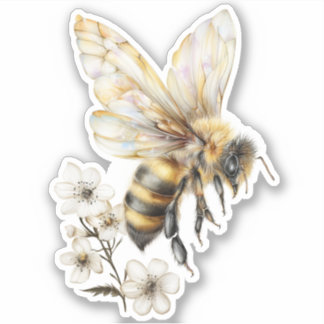 Sticker Golden Honey Fairy World - 2a - Bee