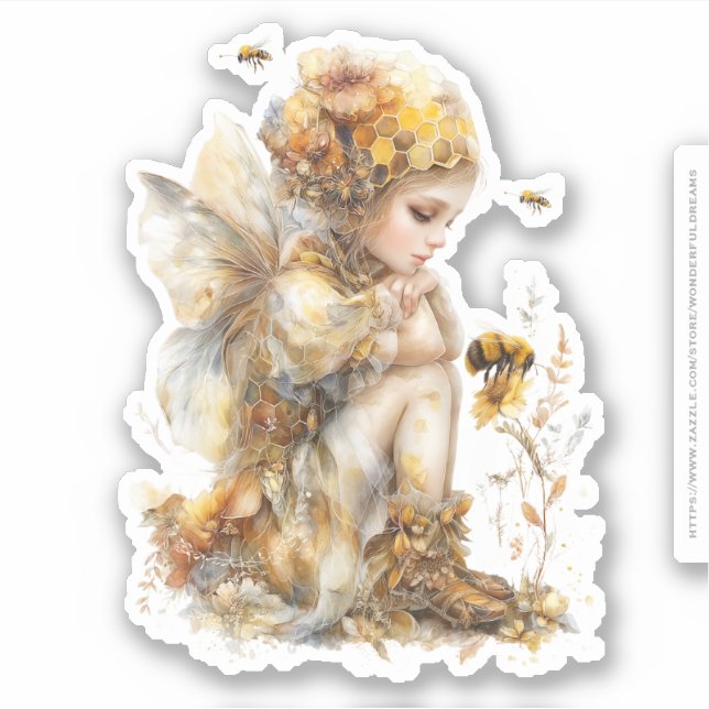 Sticker Golden Honey Fairy World – 2b The Awakening (Devant)