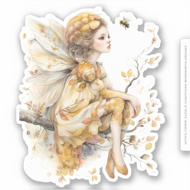Sticker Golden Honey Fairy World – 3a The Awakening (Devant)