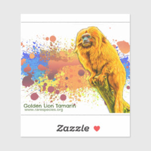 Sticker Golden Lion Tamarin