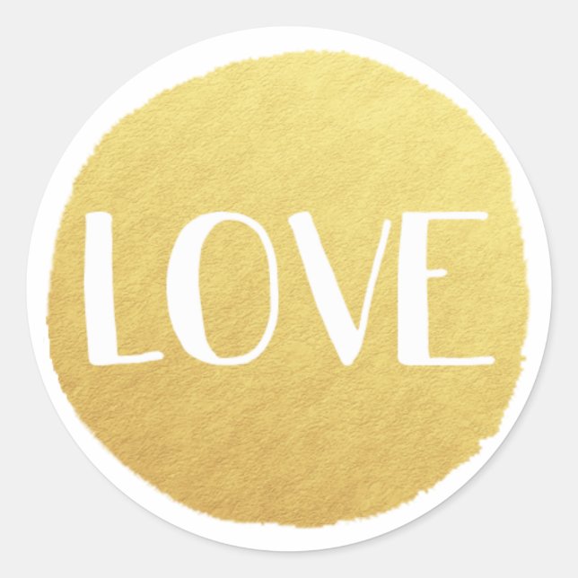 Sticker Golden Love Holiday (Devant)