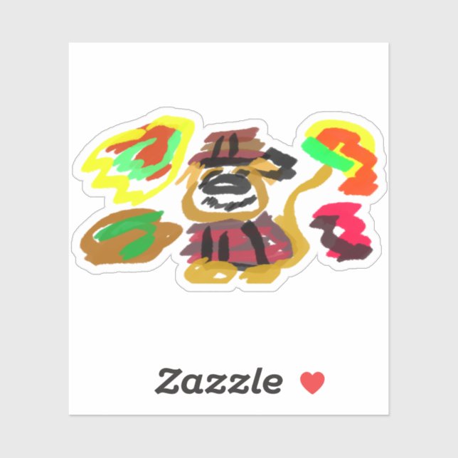 Sticker Golden retriever Automne  (Feuille)
