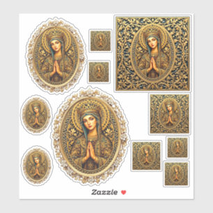 Sticker Golden Revergence Vierge Marie