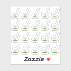 Sticker Golf Ball Jeu de golf Jour Rappel Bujo Planner