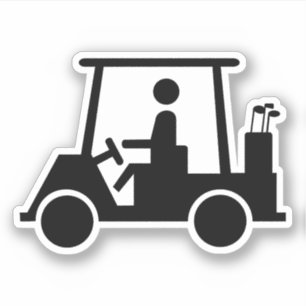 Sticker Golf Buggy
