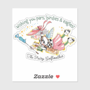 Sticker Golf Inspiration Fairy Golfmère Coupé