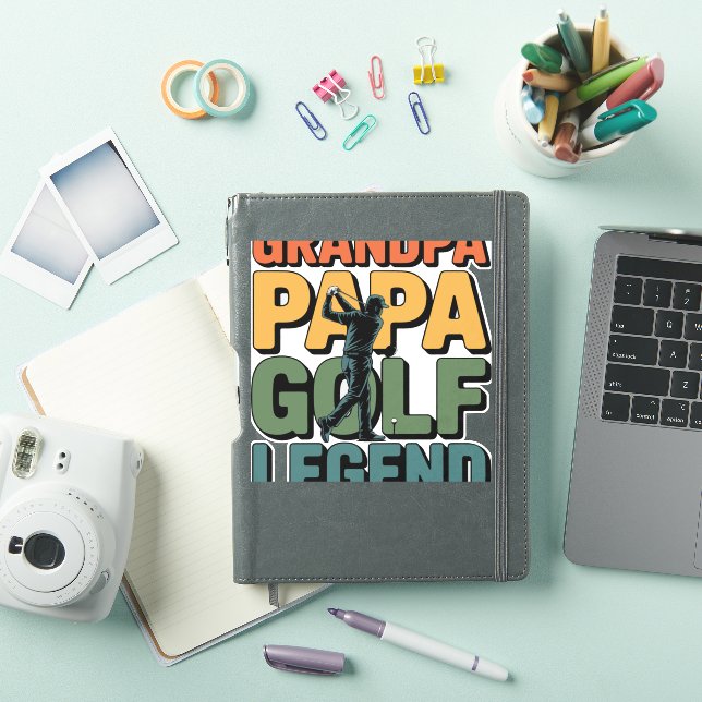 Sticker Golf Legend Grand Papa (Couverture iPad)