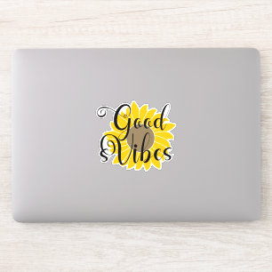 Sticker Good Vibes Sunflower
