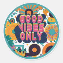 Sticker Good Vibes super