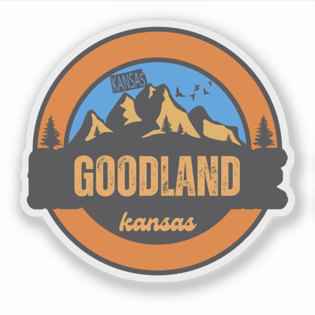 Sticker Goodland, Kansas (Devant)