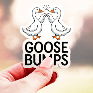 Sticker Goosebumps Drôle Oiseau Amis Vinyl