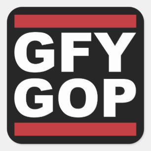 Sticker GOP GFY