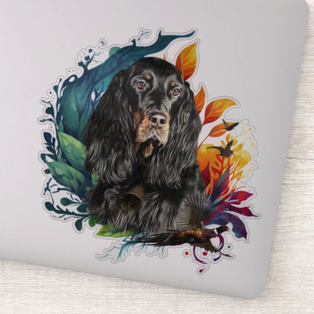 Sticker Gordon Setter (Détail)