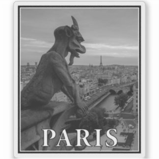 Sticker Gothic Paris