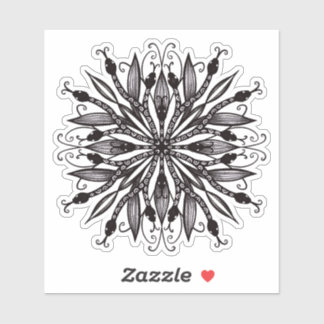 Sticker Gothique Serpents Tatouage Art