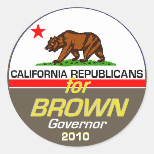 Sticker Gouverneur Brown