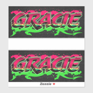 Sticker Gracie Prénom