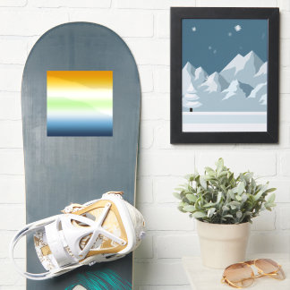 Sticker Gradient AroAce Agender Pride