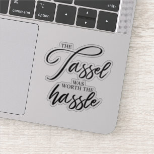 Sticker Graduation le goût valait la peine