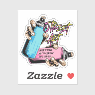 Sticker Graffiti de rue urbain