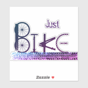Sticker Graffiti "Just Bike" de Bike Parts & Tire Traces