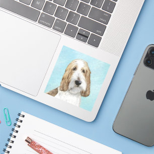 Sticker Grand Basset Griffon Vendeen - Art Chien original